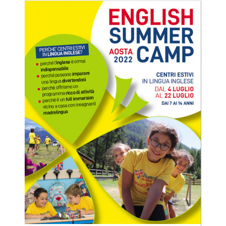 English Summer Camp - Luglio e Agosto