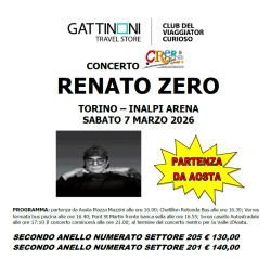 Concerto - RENATO ZERO - 7 Marzo 2026